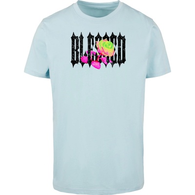 Mister Tee Тениска Blessed Rose Tee ocean blue XXLUB-MT3446-00830 - Тъмносив, размер L