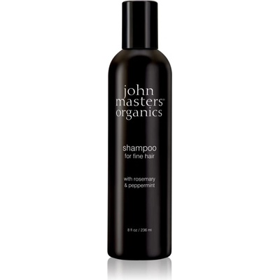 John Masters Organics Rosemary & Peppermint šampon pro jemné vlasy 236 ml