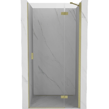 Mexen Mist-H душ врата с отваряне на дясно 85 см, прозрачно, златно матирано - 8A5-085-000-55-00-P (8A5-085-000-55-00-P)