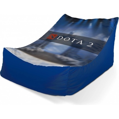 Sablio sedací vak Lounge DOTA 2 Modrá 120 x 100 x 80 cm