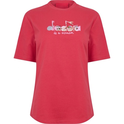 Diadora Тениска Diadora Women's Eye Short Sleeve T-Shirt - Red