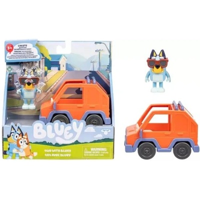 TM Toys Bluey: Кола с фигура на Bluey (BLU18926)
