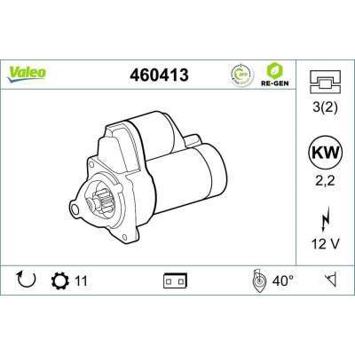 Startér VALEO 460413