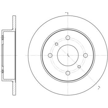 Brzdový kotúč REMSA 6200.00