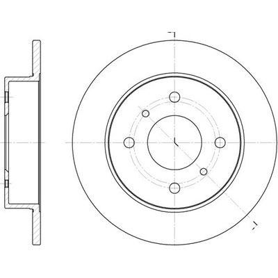 Brzdový kotúč REMSA 6200.00