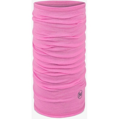 Buff Lightweight Merino Wool solid fluor fuchsia