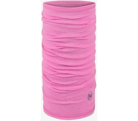 Buff Lightweight Merino Wool solid fluor fuchsia