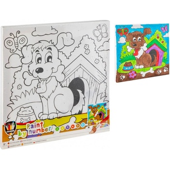 GRAFIX Malování podle čísel Pejsek