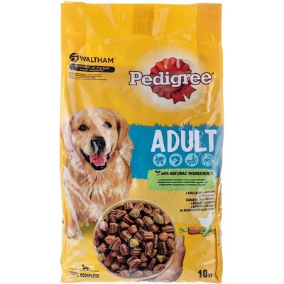 PEDIGREE Adult Храна за кучета, суха, за възрастни, с пилешко, 10kg
