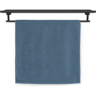Veba ručník Grand 640 hladký 70 x 140 cm šedomodrá