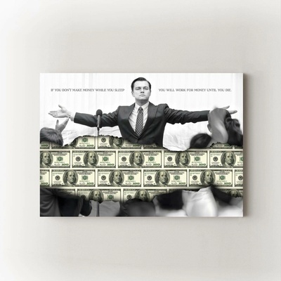 Make Money Velikost: 70x100 cm, Rám: Bez Rámu