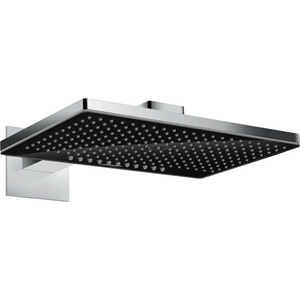 Hansgrohe Rainmaker Select - Душ пита 460, 2 струи, рамо за душ 46 cm, черно/хром 24005600 (24005600)