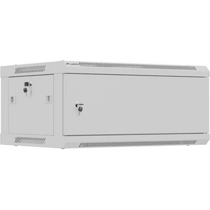 Lanberg rack cabinet 19" wall-mount 4U / 600x450 for self-assembly (flat pack), grey (WF01-6404-00S) - TechnoGear