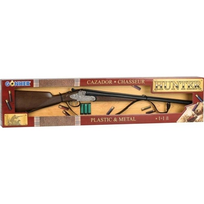 Puška Gonher kovovo-plastová zvuková 3 roky+