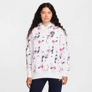 Nike Суичър Nike Paris Saint Germain PHNX Hoodie Adults - White