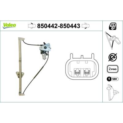 Zvedací zařízení oken VALEO 850443