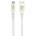 DeTech Кабел за данни DeTech DE-C36M, Micro USB, 1.0m, White - 40191 (DE-40191)