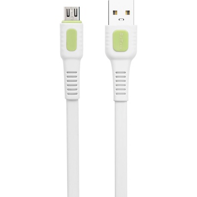 DeTech Кабел за данни DeTech DE-C36M, Micro USB, 1.0m, White - 40191 (DE-40191)