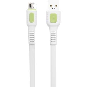 DeTech Кабел за данни DeTech DE-C36M, Micro USB, 1.0m, White - 40191 (DE-40191)