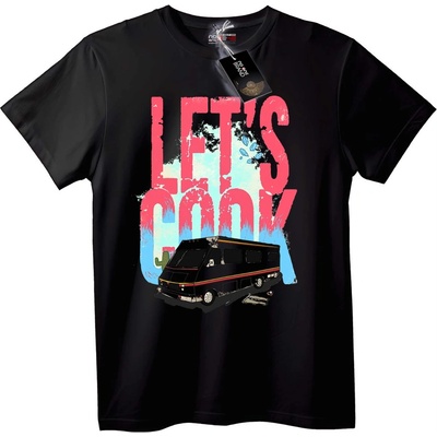 NOONEBRAND Тениска Да готвим в RV - 5XL, Black