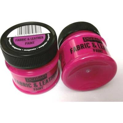 Kůže a textilní barva magenta 50 ml