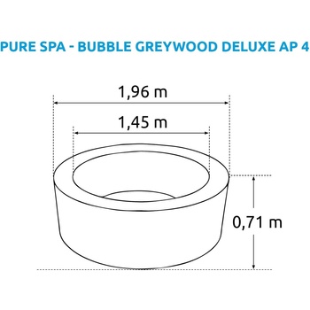 Intex Pure Spa Bubble Wood 28440