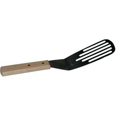 Obracečka s otvory 28cm nerez rukojeť dřevěný