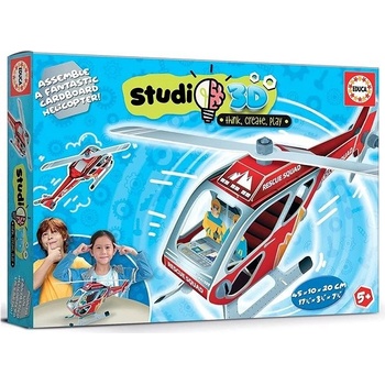 Educa Studio 3D model Záchranářský vrtulník