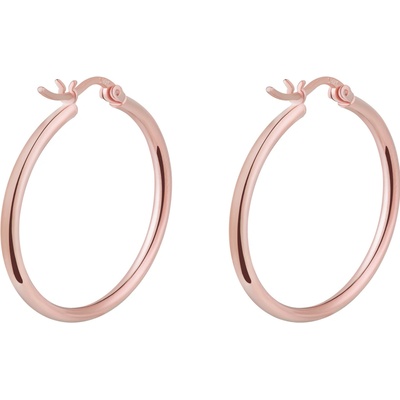 Olivie strieborné kruhy rose 7070