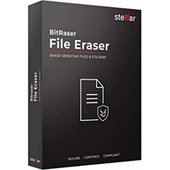 Stellar BitRaser File Eraser pro Windows, licence pro 1 uživatele na 1 rok