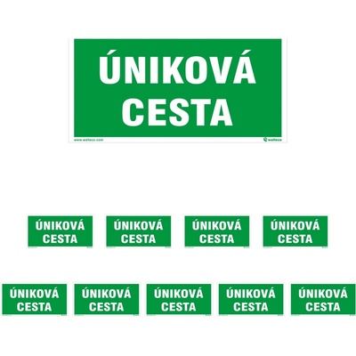 Walteco Úniková cesta, 200x100mm, samolepka Množství: 10 ks , 20163BP2