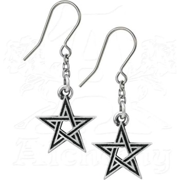 Image 1 of Alchemy gothic обеца alchemy gothic - Черен звезда - e395