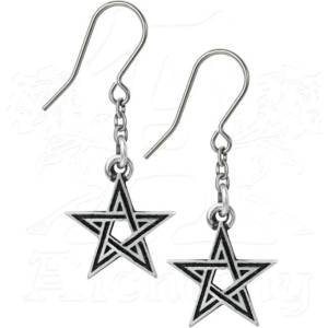 Alchemy gothic обеца alchemy gothic - Черен звезда - e395