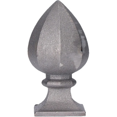 Šiška H = 130 mm, podstavec 58 x 58 mm, dutá