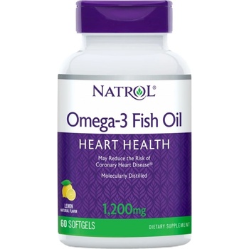 Image 1 of Natrol Omega-3 Fish Oil 1200 mg [60 Гел капсули]
