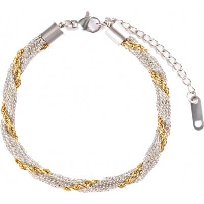 Marc Malone Bicolor řetízkový náramek MCB250246SG
