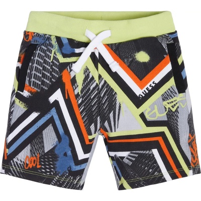 Guess Къси спортни панталони с геометрични фигури за момче Guess