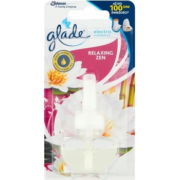 Glade Electric Scented Oil Relaxing Zen Japonská záhrada elektrický osviežovač vzduchu náhradná náplň 20 ml