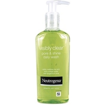 Neutrogena Visibly Clear Pore & Shine Daily Wash čistící gel proti lesknutí pleti a rozšířeným pórům (Pore & Shine Daily Wash) 200 ml