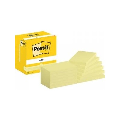 Post-it Notes 76x127mm (655-CY) yellow (12x100)