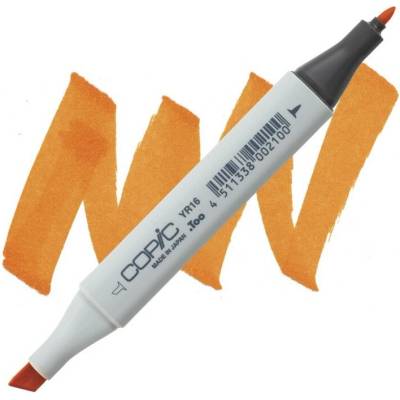 Lihová fixa COPIC Classic oboustranná Fine & Chisel, Apricot (YR16)