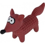 Kerbl Latex Red Fox - латексова играчка за кучета - лисица, с пищялка 21 см, Германия - 86293