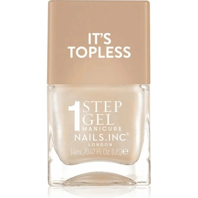 Nails Inc. It’s Topless gelový lak na nehty pro dlouhotrvající efekt odstín Demi 14 ml