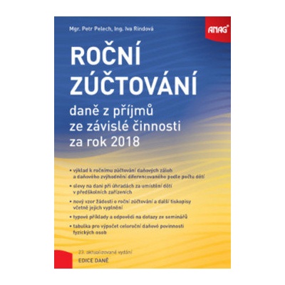 Roční zúčtování daně z příjmů 2018 - Petr Pelech; Iva Rindová
