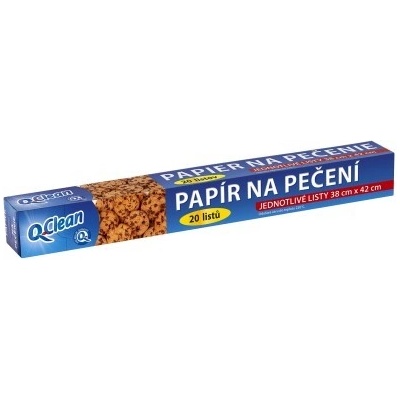 Q Clean Q-Clean papír na pečení 20 listů – Zboží Dáma