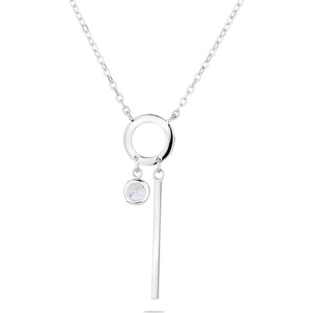 Image 1 of Swan Сребърно колие с цирконий XH1358N Swan