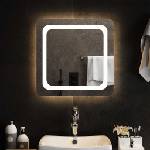 vidaXL LED огледало за баня, 50x50 см (151777)