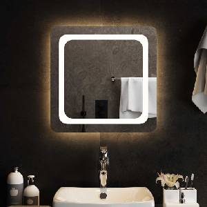 vidaXL LED огледало за баня, 50x50 см (151777)