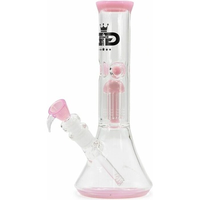GRACE GLASS Skleněný bong s perkolací Pink Tree 28cm – Zboží Mobilmania
