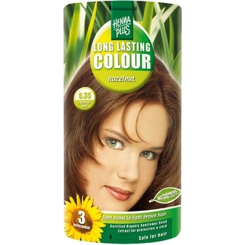 HennaPlus dlouhotrvající farba na vlasy Hazelnut - oříšková 6.35